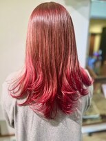 コマ(coma) 【coma中野】艶っぽレッドハイライトカラー