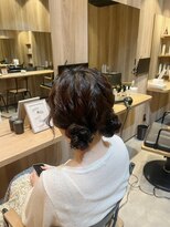 ソルビア ヘアセット(solvia)&nbsp;ゆるふわシニヨンアレンジ