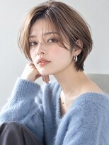 オラボ(olabo)&nbsp;透け感シースルーバング×大人丸みショート