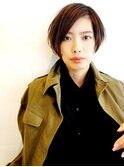 カーキなモダンショート。【表参道/青山 drop】