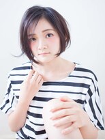エール(a:le)&nbsp;暗髪スイングショートボブ