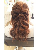 ヘアサロンラルガ 下曽根店(Hair salon Raruga)&nbsp;ハーフアップ