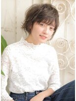 ブレス 小阪店(brace) ひし形シルエット×ブルージュエアリーショート