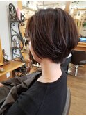 大人前下がりベリーショート