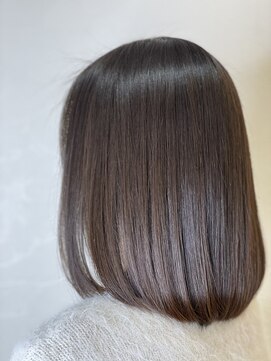 フラット 千葉(Flat.) 酸熱トリートメントメント/ベージュカラー/ミディ《JAGARA代見》