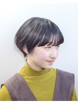 ルプラ ガーデン(le-pla garden)&nbsp;マッシュショート#黒髪#耳掛けショート#くびれショート#ボブ