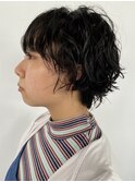 design perm × short bob