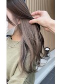 インナーカラー/アッシュグレージュ/パールベージュ/韓国ヘアー