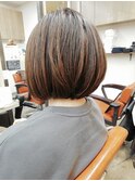 【BelleCoupes】林原加昌ショートボブ 収まりやすいレザーカット