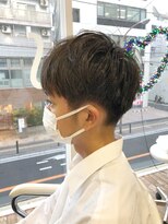 ヘッズ 本八幡店(HEADS)&nbsp;MEN'S HAIR  センターパート　ツイストスパイラル　コンマヘア