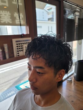 ホットナップス 尼崎店(HotNaps) スパイラルパーマ×ツーブロックスタイル