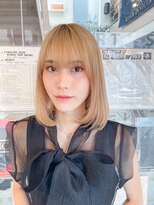 チックタック パラダイム(TICK-TOCK Paradime) 《ゲストスナップ》Aラインボブ/ホワイトミルクティー