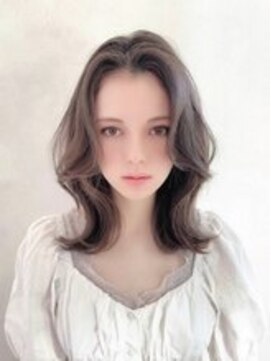 ジュネス 表参道(JYUNESU) 大人ミディアム/エギョモリ/アンニュイウェーブ/ペールベージュ