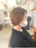 ３０代４０代５０代☆スタイリングが簡単☆ノンブローショート