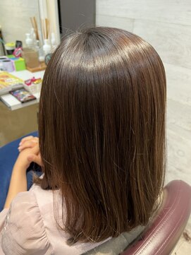 髪質改善 ソアリス 烏丸丸太町店(soiris) ストレートエステafter画像 二枚目はbeforeです #髪質改善