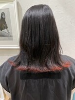 ロンドプランタン 恵比寿(Lond Printemps) 裾カラー/エンドカラー/オレンジ