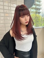 リリー(Lilley)&nbsp;【lilley 稲永麻衣】韓国ヘア+レイヤーカット 天神/今泉