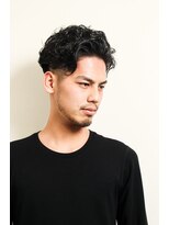レンゲン(LENGEN) 束感刈り上げビジネス七三ツーブロックアップバング１０４６