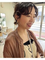 ユニ(uni)&nbsp;ボブパーマ/前髪パーマ/パーマアレンジ/２０代/３０代/４０代