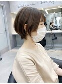 ショート/前髪カット/顔周り×ブリーチなし/髪質改善[池袋]