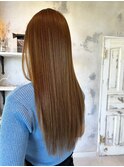 ミルクティーベージュダブルカラーインナーカラーケアブリーチ