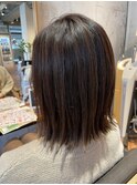 うる艶美髪ストレート×髪質改善ケア#13 切りっぱなしボブ