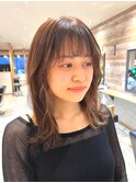 【藤田】フォギーベージュ/顔まわりレイヤー