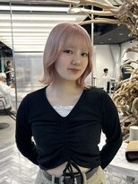 ゼスト 八王子店(ZEST)&nbsp;ペールピンクカラー/ボブ