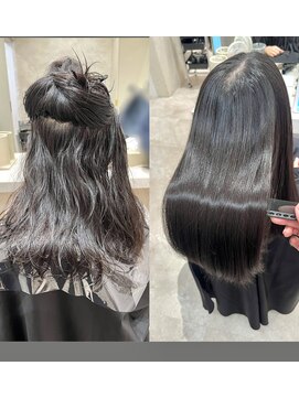 シンズ 銀座(sins) sins最年少、小学一年生のお客様をストレート♪[30代40代50代]