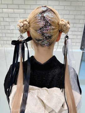 トルネード(TORNADO) 振袖ヘア成人式ヘア袴ヘアラメアレンジツインテールK20241108