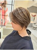大人可愛い20代30代40代50代丸み田嶋ショート036