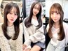 【期間限定超お得！】メンテカット＋縮毛矯正＋カラー＋Aujua/25900→21000