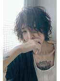 ユニセックスなウルフパーマ