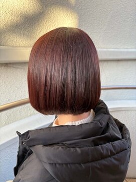 アムプリエ(Ame briller) 春カラー/ピンクブラウン&ボブ