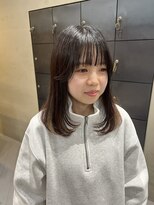 ヘアー アイス ルーチェ(HAIR ICI LUCE) インナーカラー/ホワイトベージュ/レイヤーカット/大野