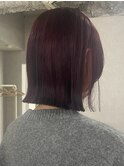 ハイライトカラーミルクティーベージュレイヤーカット