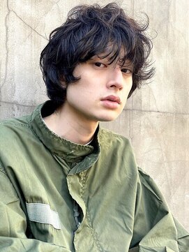 グリーン 登戸(green) 【green登戸】メンズマッシュウルフパーマ