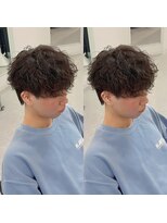 ブライト(BRIGHT)&nbsp;マッシュ波巻きスパイラルパーマ