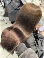 リリー(Lilley) マロンベージュ×小顔レイヤー×韓国風巻き【ayana】