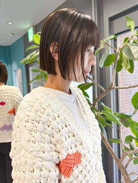 ノエ トトン(noe tton) ホワイトグレージュ/デジタルパーマ/チェリーブラウン/名駅a28