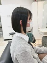 ラルム 新宿(LARME SHINJUKU)&nbsp;ブリーチなしチェリーブラウン髪質改善イルミナカラー前髪/新宿