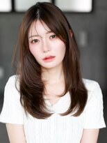 レノラ 本町(LENORA) ☆レイヤーカット毛先ワンカールくせ毛風カール薄めバングデジパ