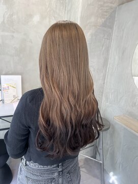 オルロバイイザ(ORLO by IZA) ○メルティーカラーフェミニンロング似合わせカットミディアム