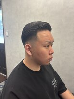 ゲストヘアー 桂店(GUEST hair) スキンフェード × オールバックの王道クラシック