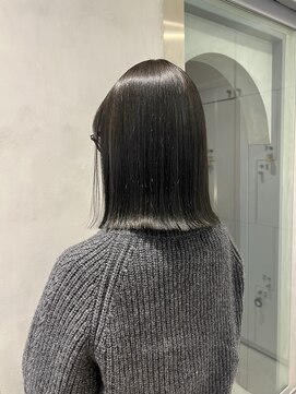 ノーレン 代々木上原(NOREN) オリーブカラー/ぷつっとボブ