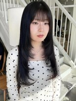 グリーン(green)&nbsp;ロングレイヤー×ダークオリーブ chisato