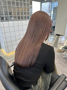 サンクマーケット 渋谷(cinq MARKET) 渋谷ブリーチカラーハイトーンカラーミルクティーベージュ韓国