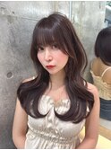 イメチェンヘアスタイル小顔に見せるヘアココアベージュ