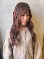 オリガミ トイロ(ORIGAMI TOIRO)&nbsp;ロング×ピンクブラウン