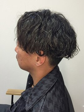 メンズ波巻きスパイラルパーマ